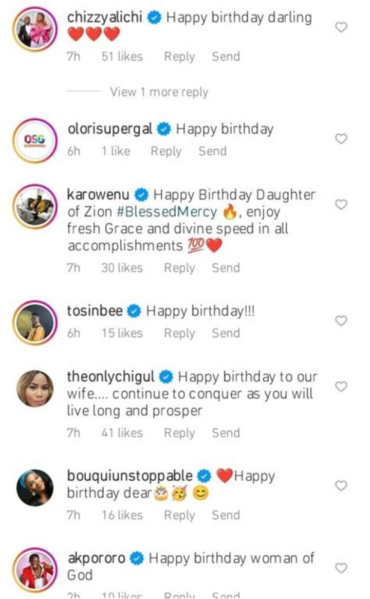 
“God’s special possession” Eve Esin, Chigurl, Pastor Blessed others celebrate Mercy Chinwo’s birthday in a sweet way 