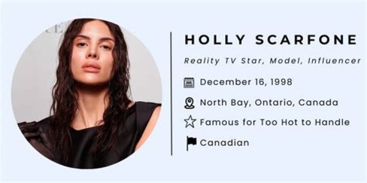 
Holly Scarfone Height, Weight, Net Worth, Age, Birthday, Wikipedia, Who, Nationality, Biography 
