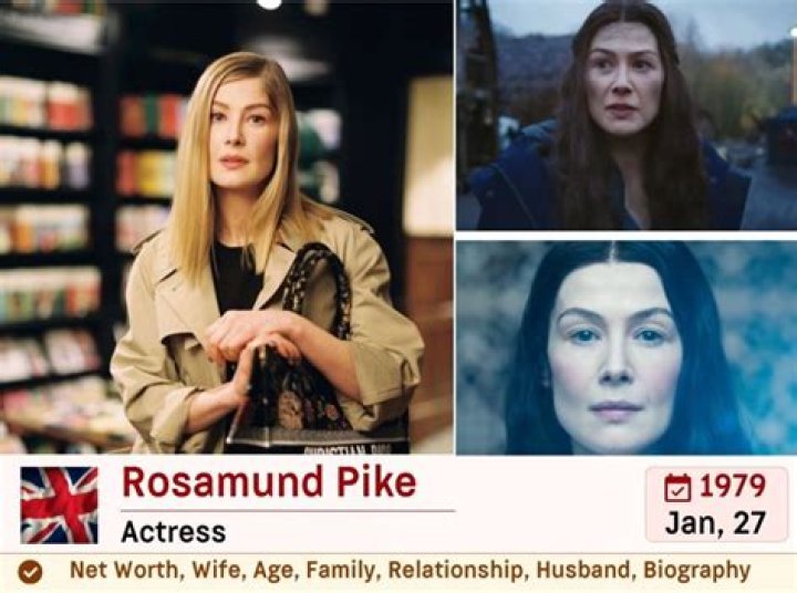Rosamund Pike Biography, Age, Height, Family, Husband, Children, Movies and Net Worth