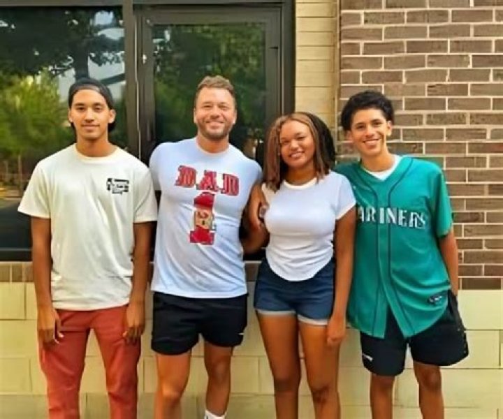 Trinity Whiteside Wife and Three Children Make Up His Family