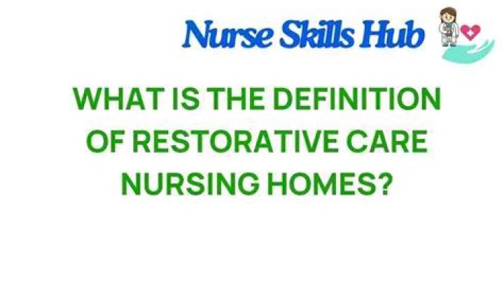 What is restorative care