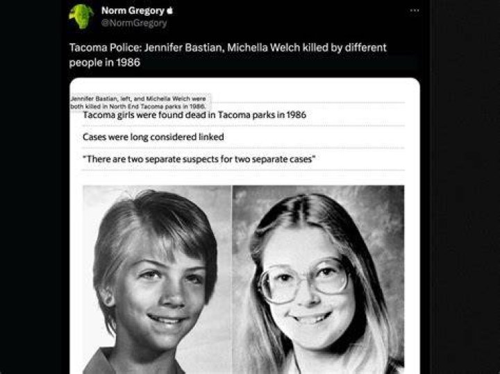Who were the two suspects arrested in Michella Welch and Jennifer Bastian’s murders?