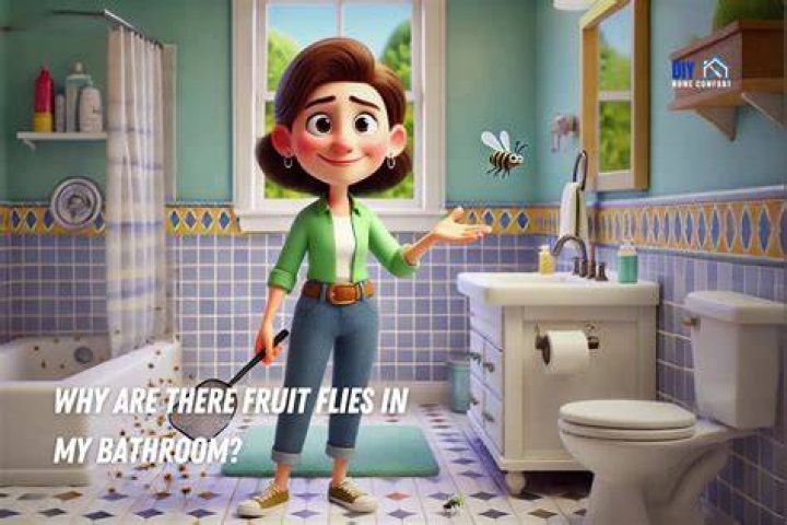 Why are there fruit flies in my bathroom